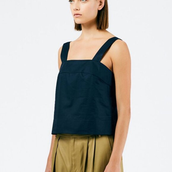 NWT Tibi Eco Poplin Strappy Top - Picture 2 of 4